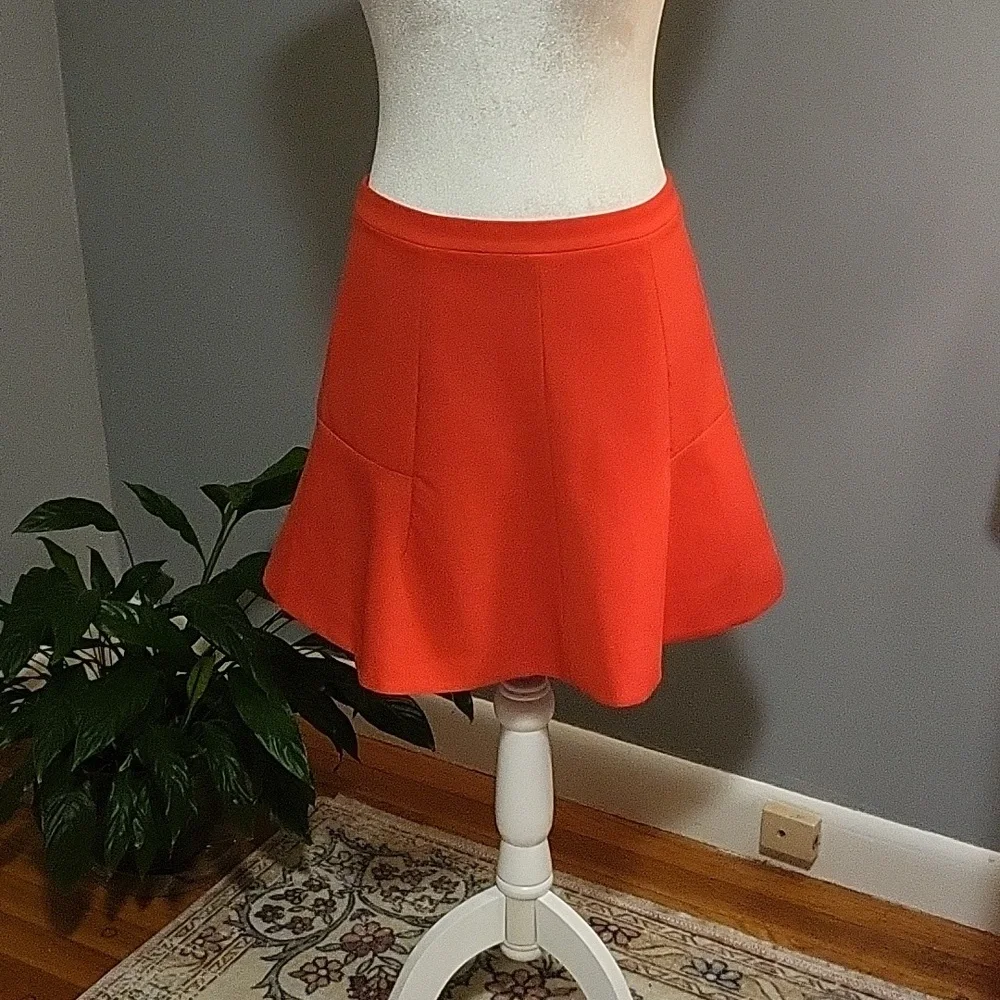Women's Mini Skirt in Bright Red